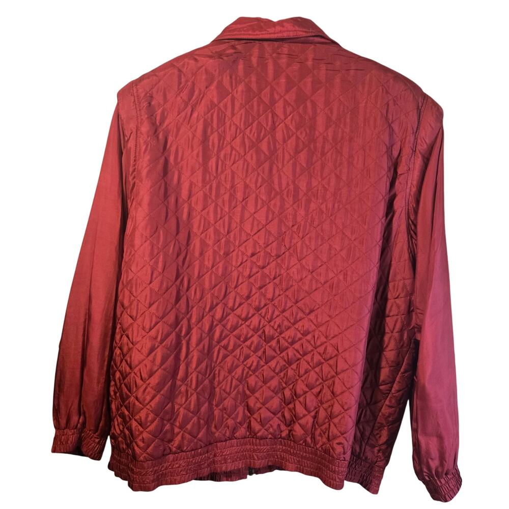Vintage NWT Lady Lavon Quilted Silk Jacket, Size 2X – Elegant Outerwear [0389] - Picture 2 of 8